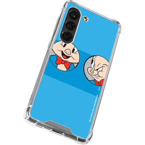 Looney Tunes Porky Pig Two Circles Galaxy S23 Clear Case