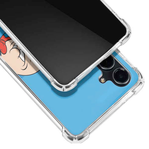 Looney Tunes Porky Pig Two Circles Galaxy S23 FE Clear Case