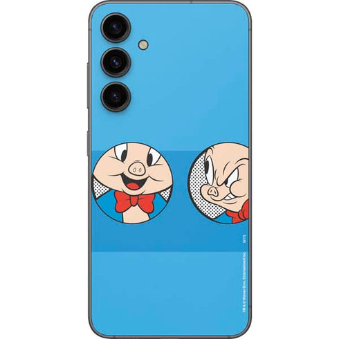 Looney Tunes Porky Pig Two Circles Galaxy S23 FE Skin