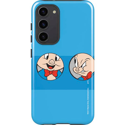 Looney Tunes Porky Pig Two Circles Galaxy S23 Plus Pro Case