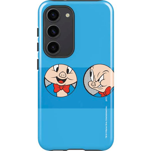 Looney Tunes Porky Pig Two Circles Galaxy S23 Pro Case