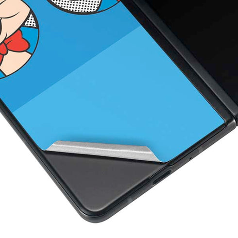 Looney Tunes Porky Pig Two Circles Galaxy Z Fold3 5G Skin