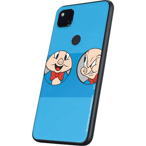 Looney Tunes Porky Pig Two Circles Google Pixel 4a Skin