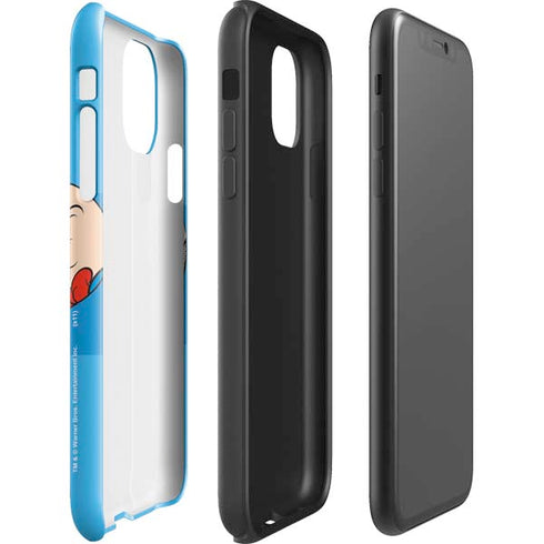 Looney Tunes Porky Pig Two Circles iPhone 11 Impact Case