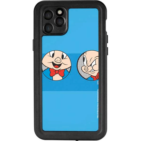 Looney Tunes Porky Pig Two Circles iPhone 11 Pro Max Waterproof Case