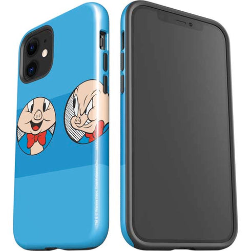Looney Tunes Porky Pig Two Circles iPhone 12 Impact Case