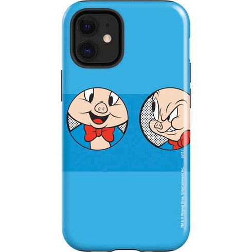 Looney Tunes Porky Pig Two Circles iPhone 12 Mini Impact Case