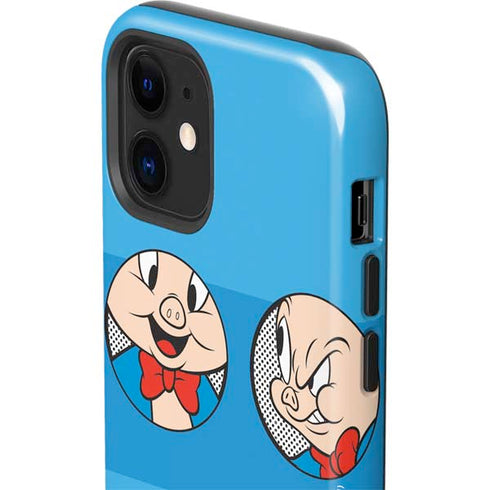 Looney Tunes Porky Pig Two Circles iPhone 12 Mini Impact Case