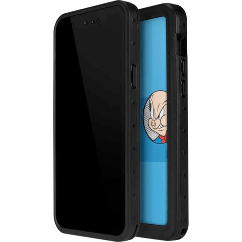 Looney Tunes Porky Pig Two Circles iPhone 12 Mini Waterproof Case
