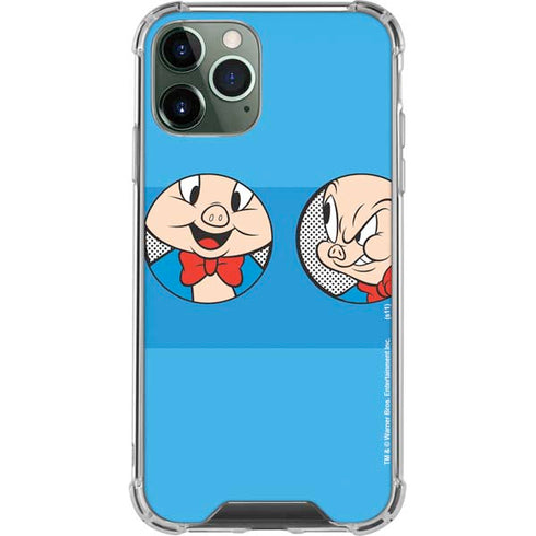 Looney Tunes Porky Pig Two Circles iPhone 12 Pro Clear Case