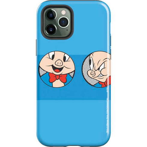 Looney Tunes Porky Pig Two Circles iPhone 12 Pro Impact Case
