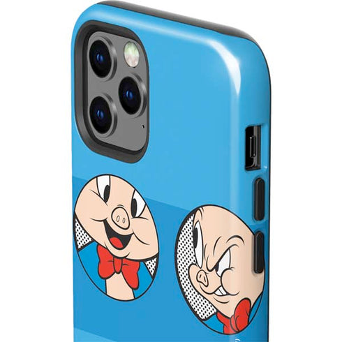 Looney Tunes Porky Pig Two Circles iPhone 12 Pro Impact Case