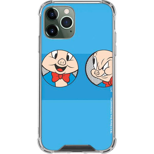 Looney Tunes Porky Pig Two Circles iPhone 12 Pro Max Clear Case