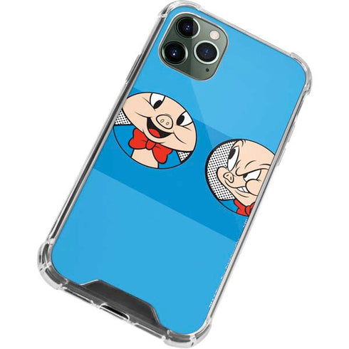 Looney Tunes Porky Pig Two Circles iPhone 12 Pro Max Clear Case
