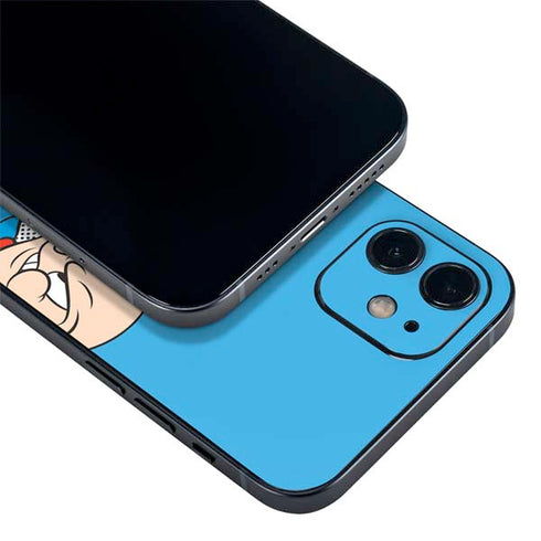 Looney Tunes Porky Pig Two Circles iPhone 12 Skin