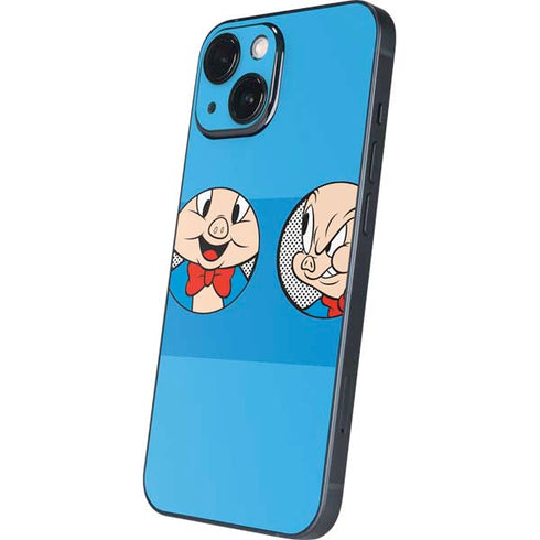 Looney Tunes Porky Pig Two Circles iPhone 13 Mini Skin