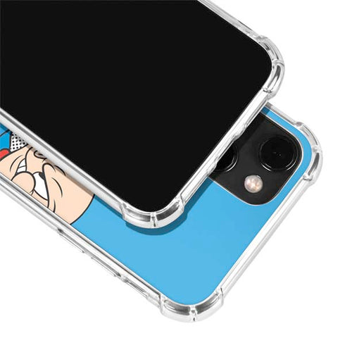 Looney Tunes Porky Pig Two Circles iPhone 14 Plus Clear Case