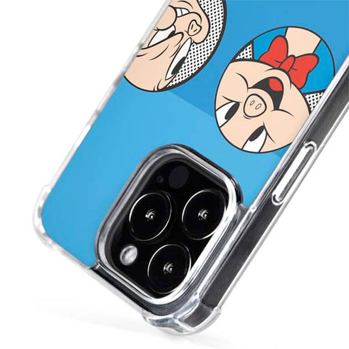 Looney Tunes Porky Pig Two Circles iPhone 15 Pro Max MagSafe Case