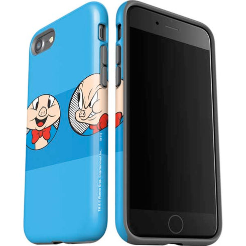 Looney Tunes Porky Pig Two Circles iPhone SE (2nd & 3rd Gen) Pro Case