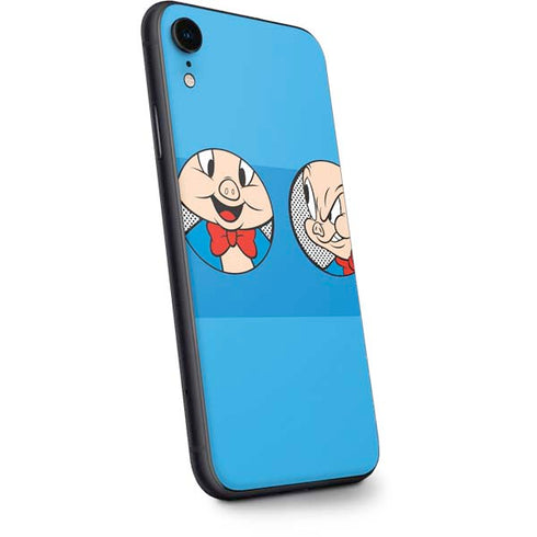 Looney Tunes Porky Pig Two Circles iPhone XR Skin