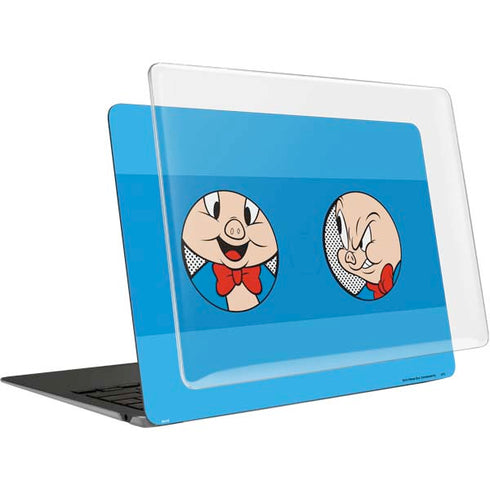 Looney Tunes Porky Pig Two Circles MacBook Air 15in (2023-2025) Case plus Skin