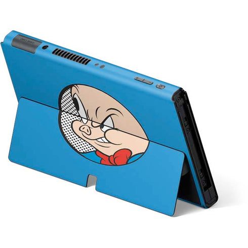 Looney Tunes Porky Pig Two Circles Nintendo Switch OLED (2021) Skin