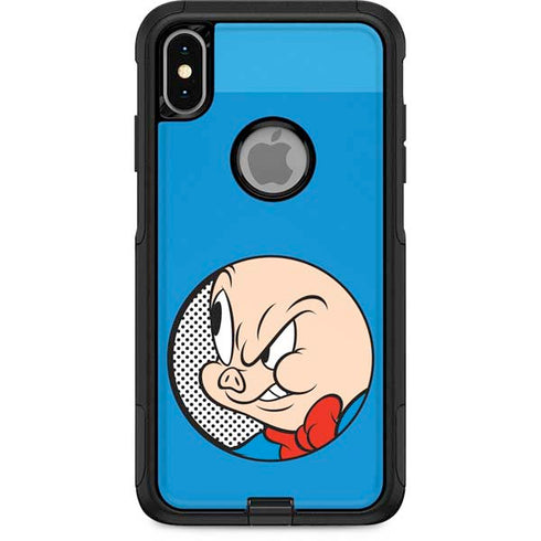 Looney Tunes Porky Pig Two Circles Otterbox Commuter iPhone Skin