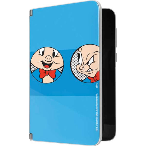 Looney Tunes Porky Pig Two Circles Surface Duo Skin