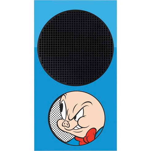 Looney Tunes Porky Pig Two Circles Xbox Series S Console Skin