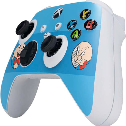 Looney Tunes Porky Pig Two Circles Xbox Series S Controller Skin
