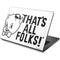 Looney Tunes Porky Thats All Folks Grid Dell Chromebook Skin