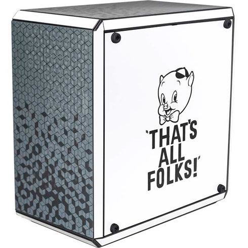 Looney Tunes Porky Thats All Folks Grid Cooler Master MasterBox Q300L Mini Tower Skin