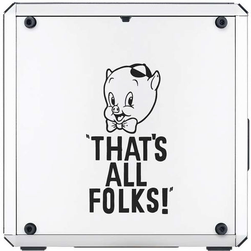 Looney Tunes Porky Thats All Folks Grid Cooler Master MasterBox Q300L Mini Tower Skin