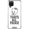 Looney Tunes Porky Thats All Folks Grid Galaxy A12 Clear Case