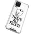 Looney Tunes Porky Thats All Folks Grid Galaxy A12 Clear Case