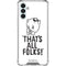 Looney Tunes Porky Thats All Folks Grid Galaxy A13 5G Clear Case