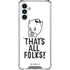 Looney Tunes Porky Thats All Folks Grid Galaxy A13 5G Clear Case