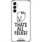 Looney Tunes Porky Thats All Folks Grid Galaxy A14 5G Clear Case