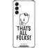 Looney Tunes Porky Thats All Folks Grid Galaxy A14 5G Clear Case