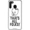 Looney Tunes Porky Thats All Folks Grid Galaxy A21 Clear Case