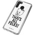 Looney Tunes Porky Thats All Folks Grid Galaxy A21 Clear Case