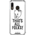 Looney Tunes Porky Thats All Folks Grid Galaxy A30 Clear Case