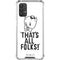 Looney Tunes Porky Thats All Folks Grid Galaxy A32 5G Clear Case