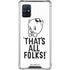 Looney Tunes Porky Thats All Folks Grid Galaxy A51 5G Clear Case