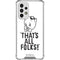 Looney Tunes Porky Thats All Folks Grid Galaxy A53 5G Clear Case