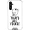Looney Tunes Porky Thats All Folks Grid Galaxy A54 5G Clear Case