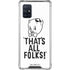 Looney Tunes Porky Thats All Folks Grid Galaxy A71 5G Clear Case