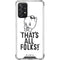 Looney Tunes Porky Thats All Folks Grid Galaxy A72 5G Clear Case