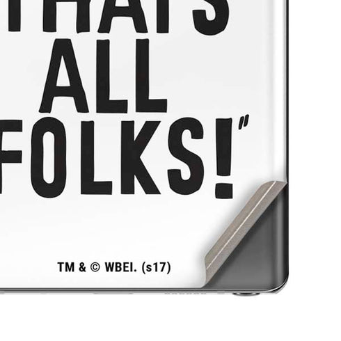 Looney Tunes Porky Thats All Folks Grid Galaxy Note20 5G Skin