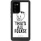Looney Tunes Porky Thats All Folks Grid Galaxy Note20 5G Waterproof Case